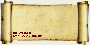 Jasmina Kovačević vizit kartica